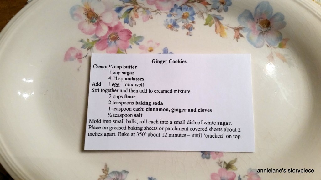 ginger cookie recipe