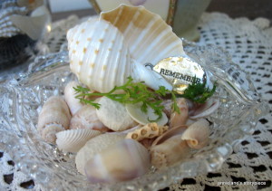 dish of shells
